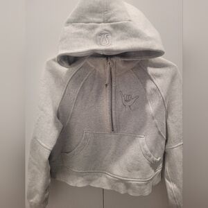 lululemon quarter zip  Gray Hoodie Sweater